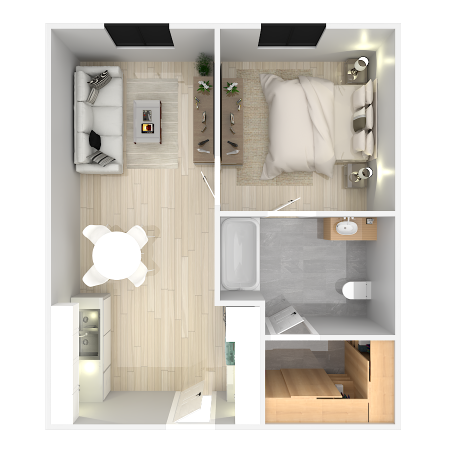 Montana Neighborhood One Bedroom